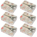 6 Pcs Desktop Storage Boxes Case Pantry Organizers and Clear Greeting Card – Clear-View Organization for Simple Storage and Daily Tasks