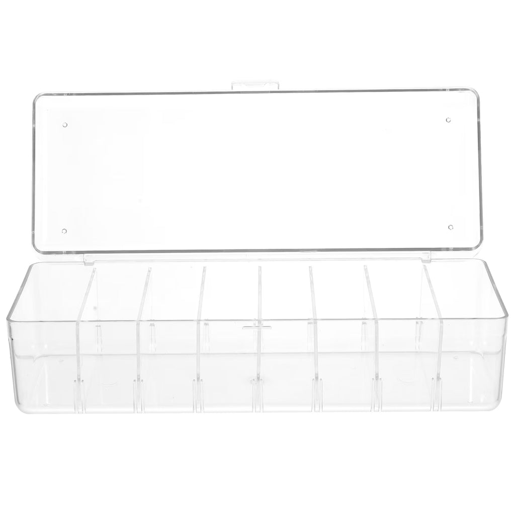 Card Game Business Cards Card Storage Box Travel 26X10X7.5CM Transparent – Clear-View Organization for Simple Storage and Daily Tasks