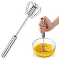 Egg Whisk,2 Pack Stainless Steel Home Kitchen Tool Hand Easy Whisk Egg Beater Manual Mixer Blender for Whisking Beating & Stirring. – Durable Stainless Steel Construction for Simple Storage and Daily Tasks