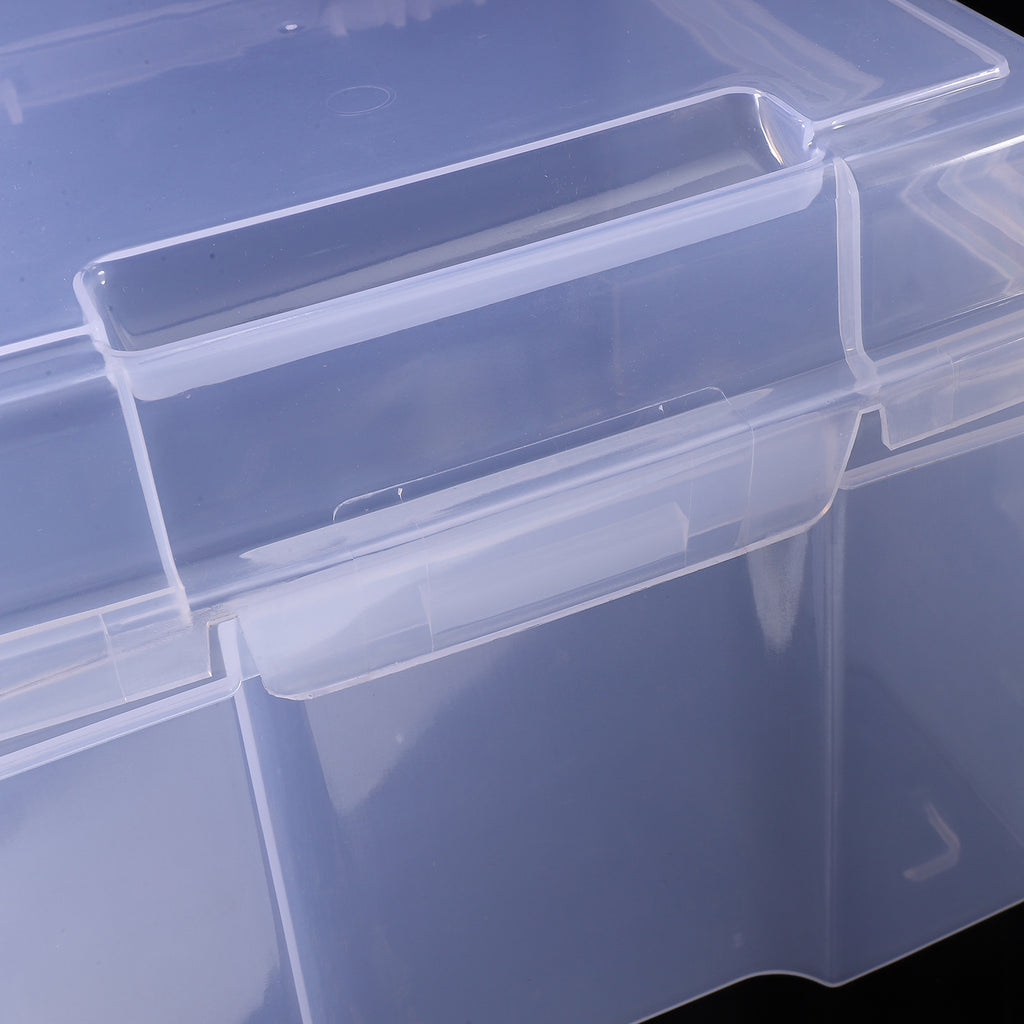 6Pcs Cards Storage Boxes Postcards Photos Organizing Cases Clear Plastic Storage Cases – Clear-View Organization for Simple Storage and Daily Tasks