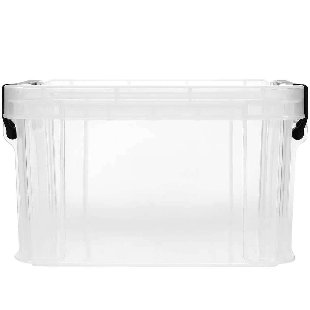 Transparent Dust-proof and Moisture-proof Household Storage Box with Lid Makeup – Secure Lid Design for Simple Storage and Daily Tasks