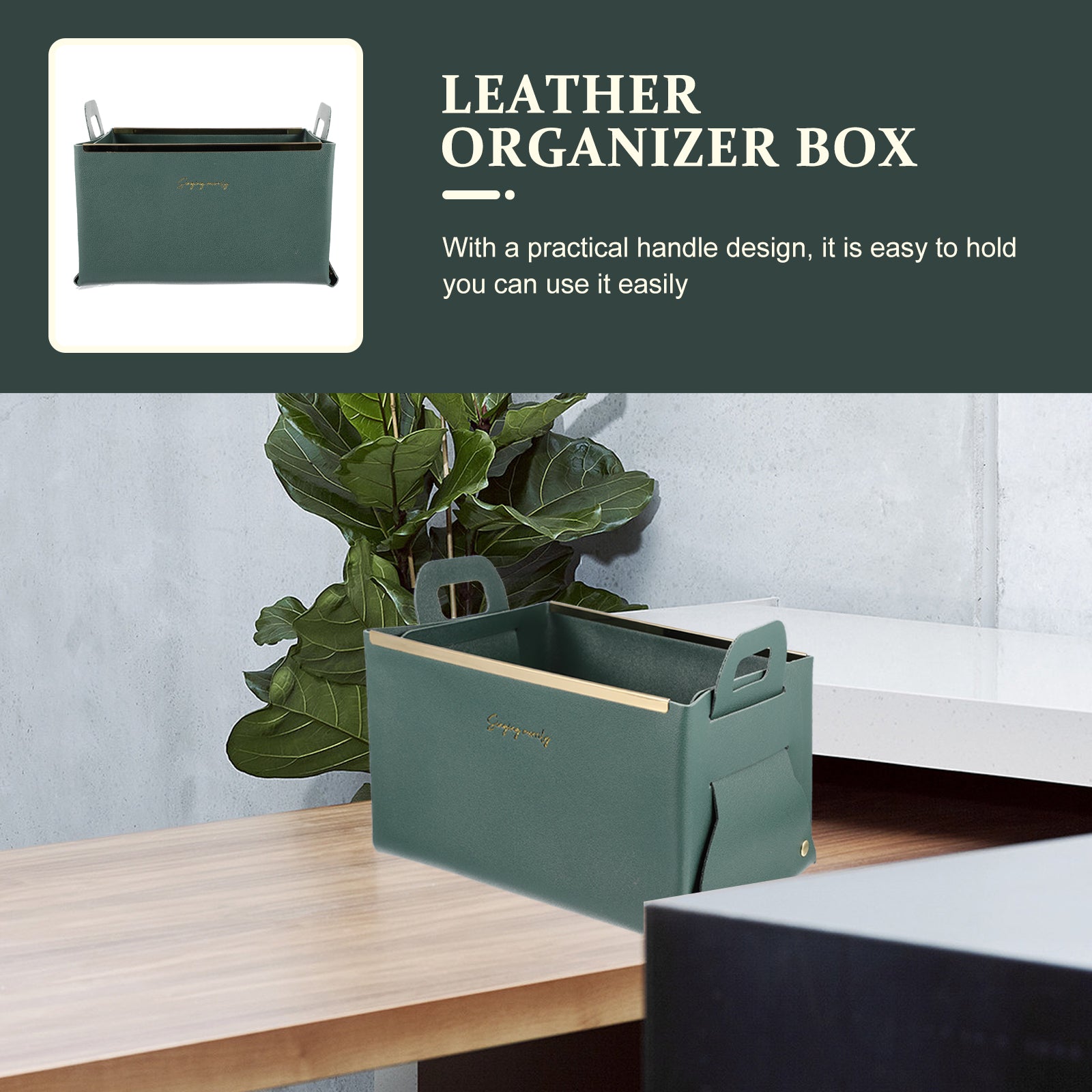 Storage Basket Cube Leather Lightweight Box Home Use Organizer – Practical Home Organization for Simple Storage and Daily Tasks