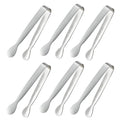 6PCS Mini Small Tiny Tongs 4.25Inch Stainless Steel Small Tongs for Serving Food Kitchen 304stainless Steel – Durable Stainless Steel Construction for Simple Storage and Daily Tasks