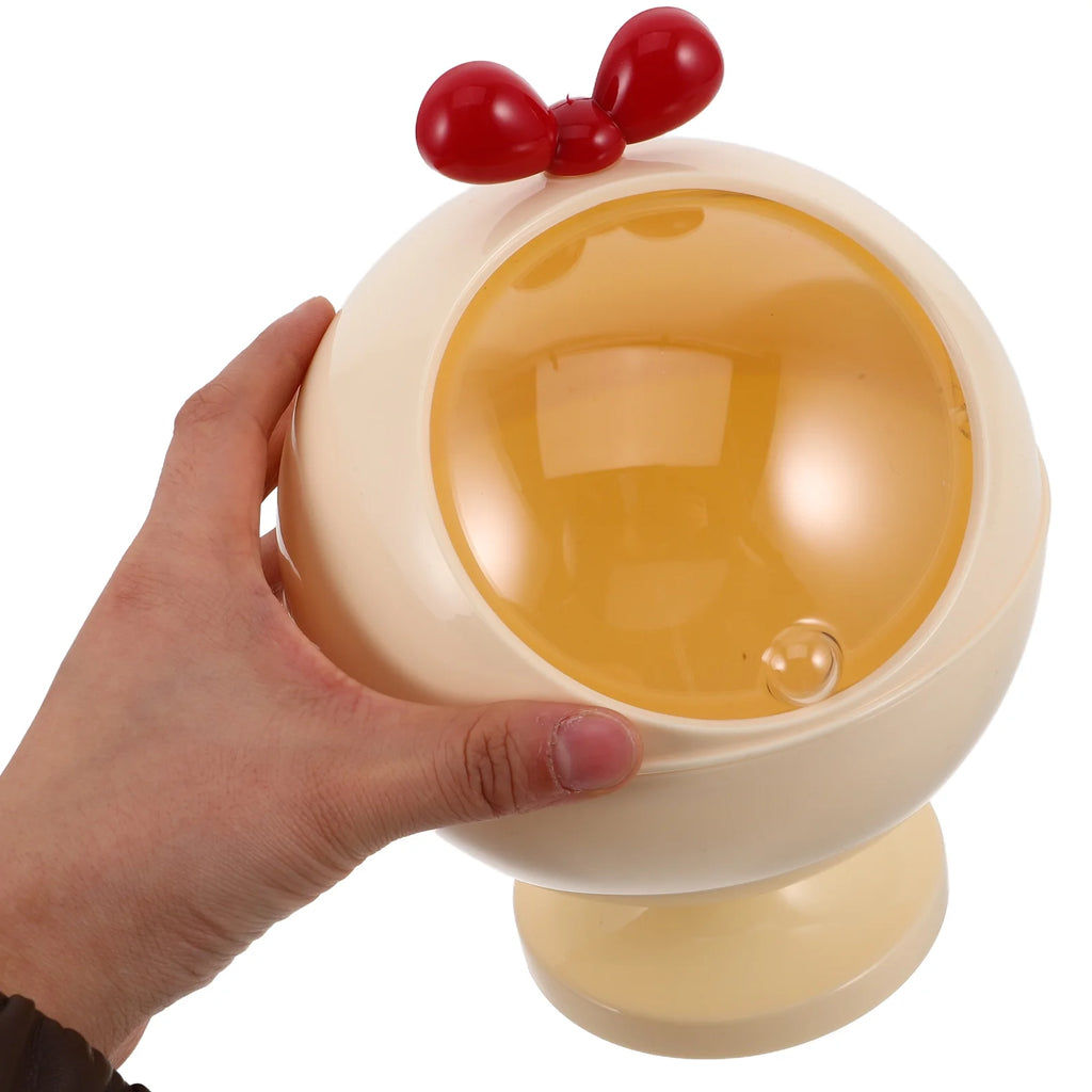 Figurine Decor Hair Accessories Storage Box Baby Miss 21.00X15.50X15.50CM Beige – Convenient Family Mealtime Use for Simple Storage and Daily Tasks