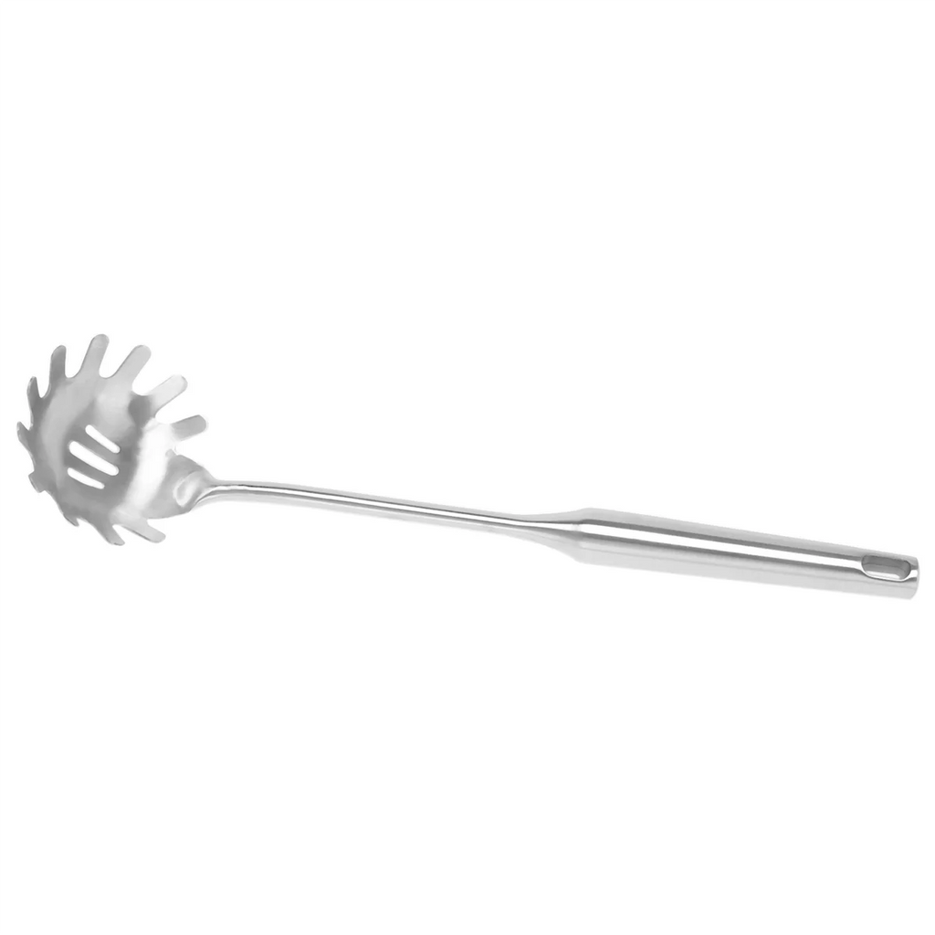 4 Pieces Stainless Steel Spaghetti Server Set Stainless Steel Spaghetti Pasta Tong Pasta Spoon Server Fork,2 x clip 2 x spoon,Silver – Durable Stainless Steel Construction for Simple Storage and Daily Tasks
