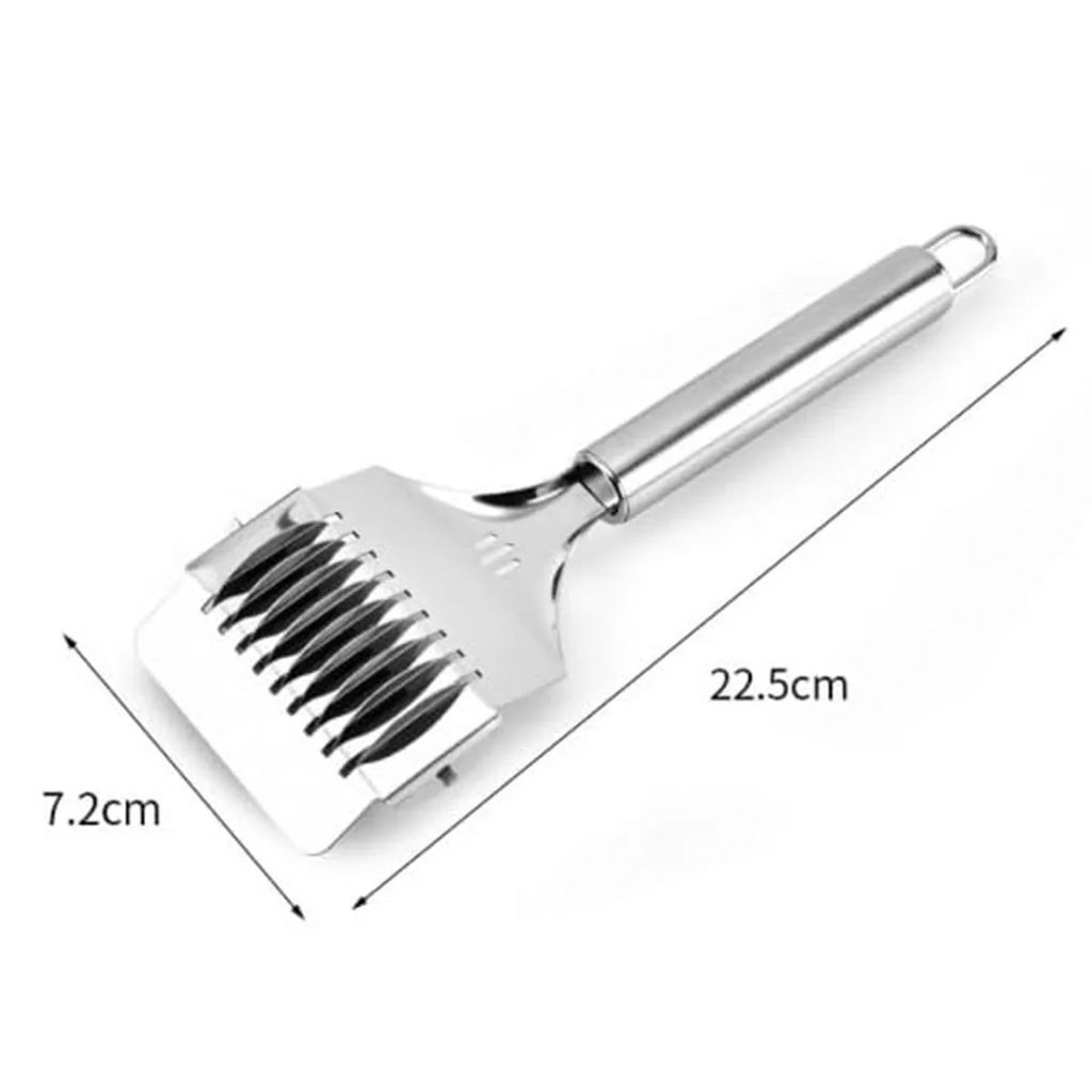 High Grade Stainless Steel Noodle Lattice Roller Dough Cutter for Kitchen Cooking Tools – Durable Stainless Steel Construction for Simple Storage and Daily Tasks