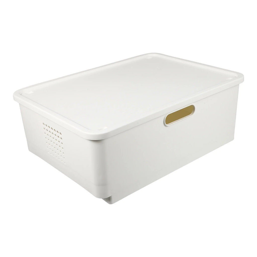 Storage Containers with Lids Japanese Box Organizing Desktop – Secure Lid Design for Simple Storage and Daily Tasks