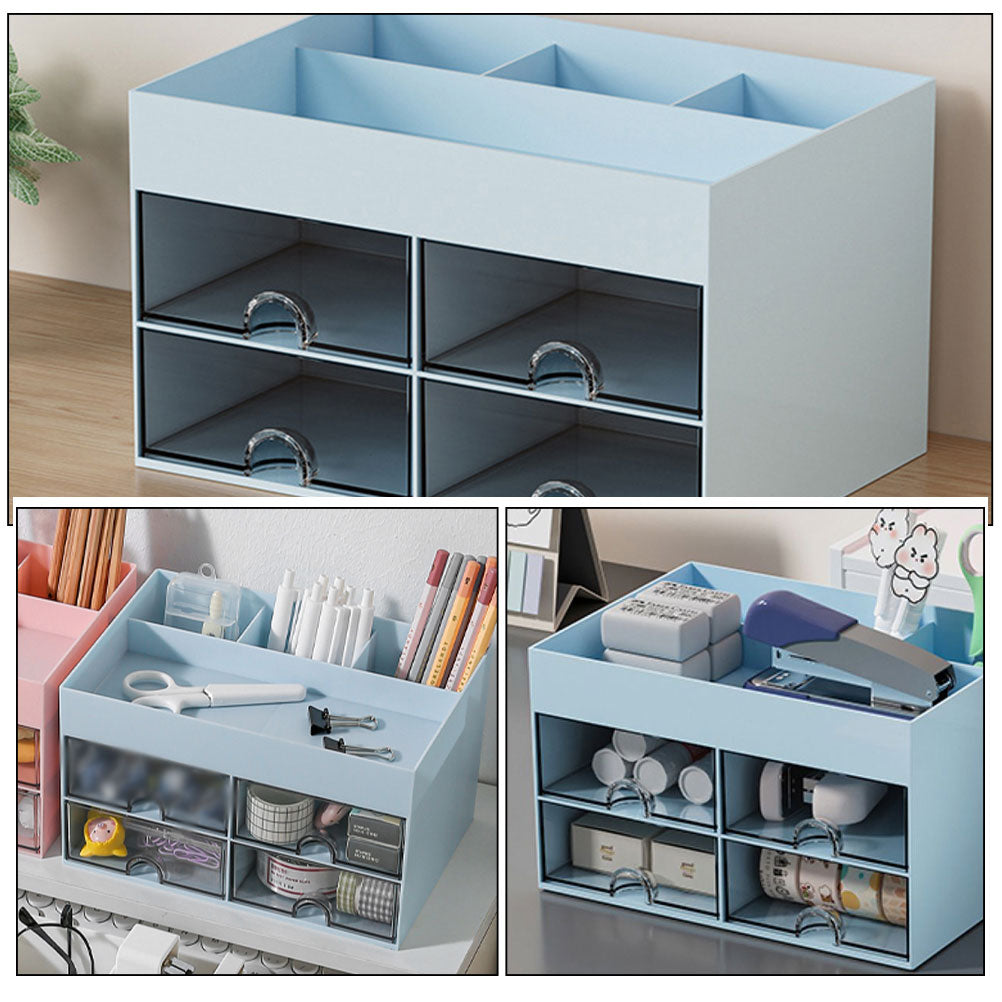 Storage Drawers Box Structure Multi-function Stationery Organizer – Everyday Household Format for Simple Storage and Daily Tasks