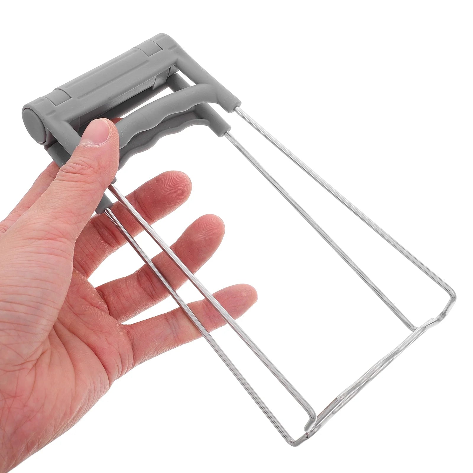 unbrandedKitchen Retriever Tongs Stainless Steel Plate Bowls Gripper Grey – Durable Stainless Steel Construction for Simple Storage and Daily Tasks