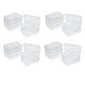 20Pcs Mini Plastic Storage Containers Box with Lid for Collecting Small Items Beads Jewelry Cards Crafts – Secure Lid Design for Simple Storage and Daily Tasks