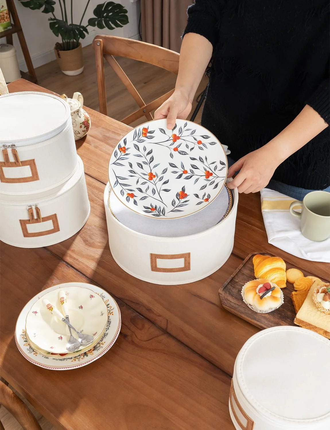 China Storage Containers 5 Pack Beige – Convenient Multi-Piece Set for Simple Storage and Daily Tasks