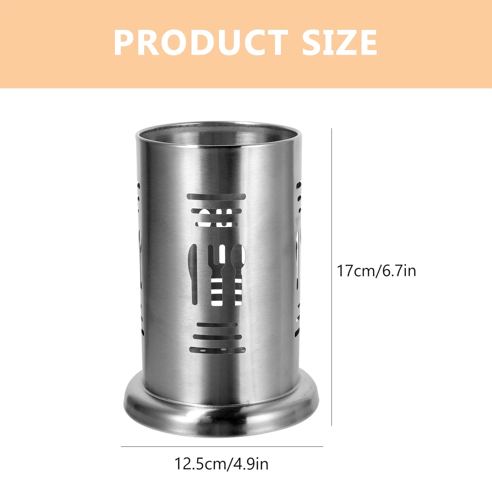 unbrandedDishwasher Stainless Steel Chopstick Holder Kitchen Utensil Container Organizer – Durable Stainless Steel Construction for Simple Storage and Daily Tasks