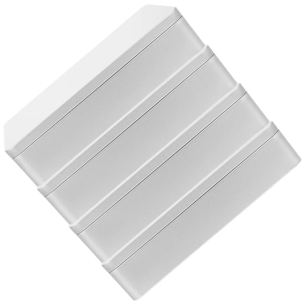 4 Pcs Collapsible Storage Bins Metal Tin Box Compact Lightweight Travel – Multiroom Organization Format for Simple Storage and Daily Tasks