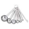 Stainless Steel Measuring Spoons Cups Set Small Tablespoon Teaspoons Set 6 with Bonus C4662 – Durable Stainless Steel Construction for Simple Storage and Daily Tasks