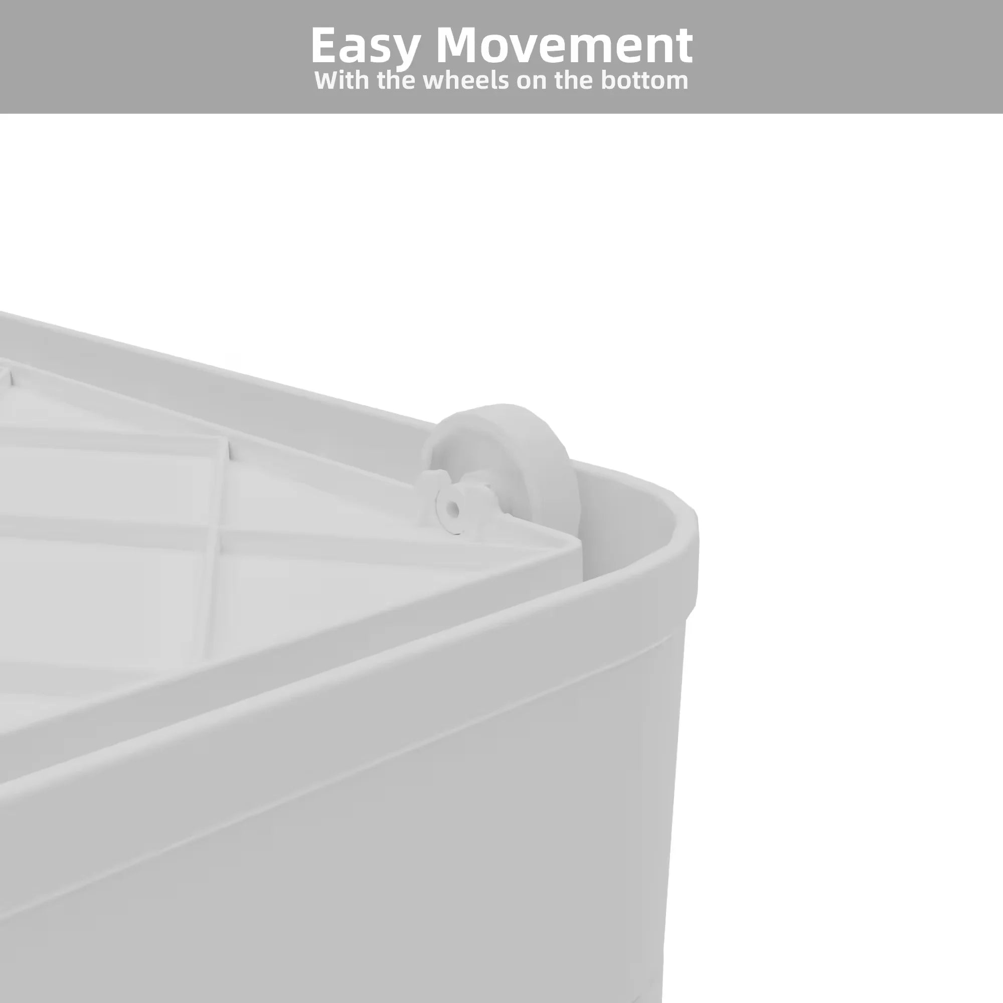 384QT 3-Pack Transparent Stackable Storage Bins with 5 Doors to Open with Wheels Folding Plastic Craft Containers Large Closet Organizers Box for Bedrooms Living Rooms Study Kids' Toys White – Stackable Organization for Simple Storage and Daily Tasks