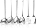 Kitchen Utensils Set 6pcs Stainless Steel Cooking Utensils Set Kitchen Tools Spatulas Set Home Essentials Kitchen Gadgets Accessories – Durable Stainless Steel Construction for Simple Storage and Daily Tasks
