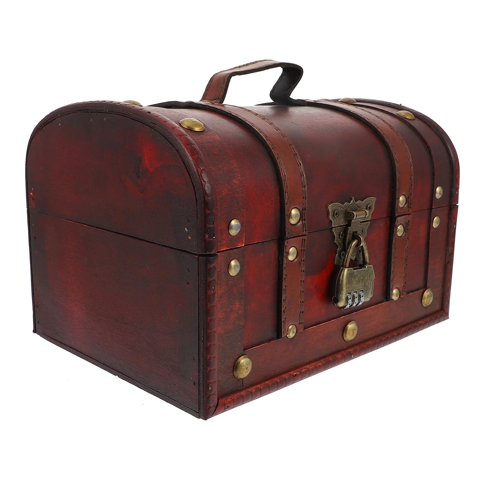 Vintage Storage Container Antique Decorative Boxes with Lids Travel – Secure Lid Design for Simple Storage and Daily Tasks