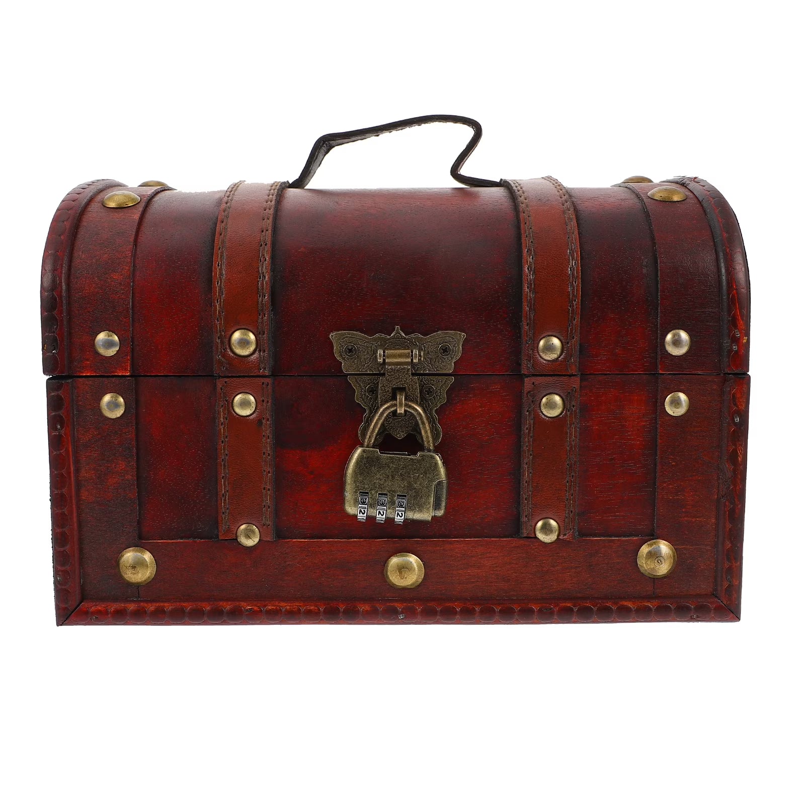 Vintage Storage Container Antique Decorative Boxes with Lids Travel – Secure Lid Design for Simple Storage and Daily Tasks