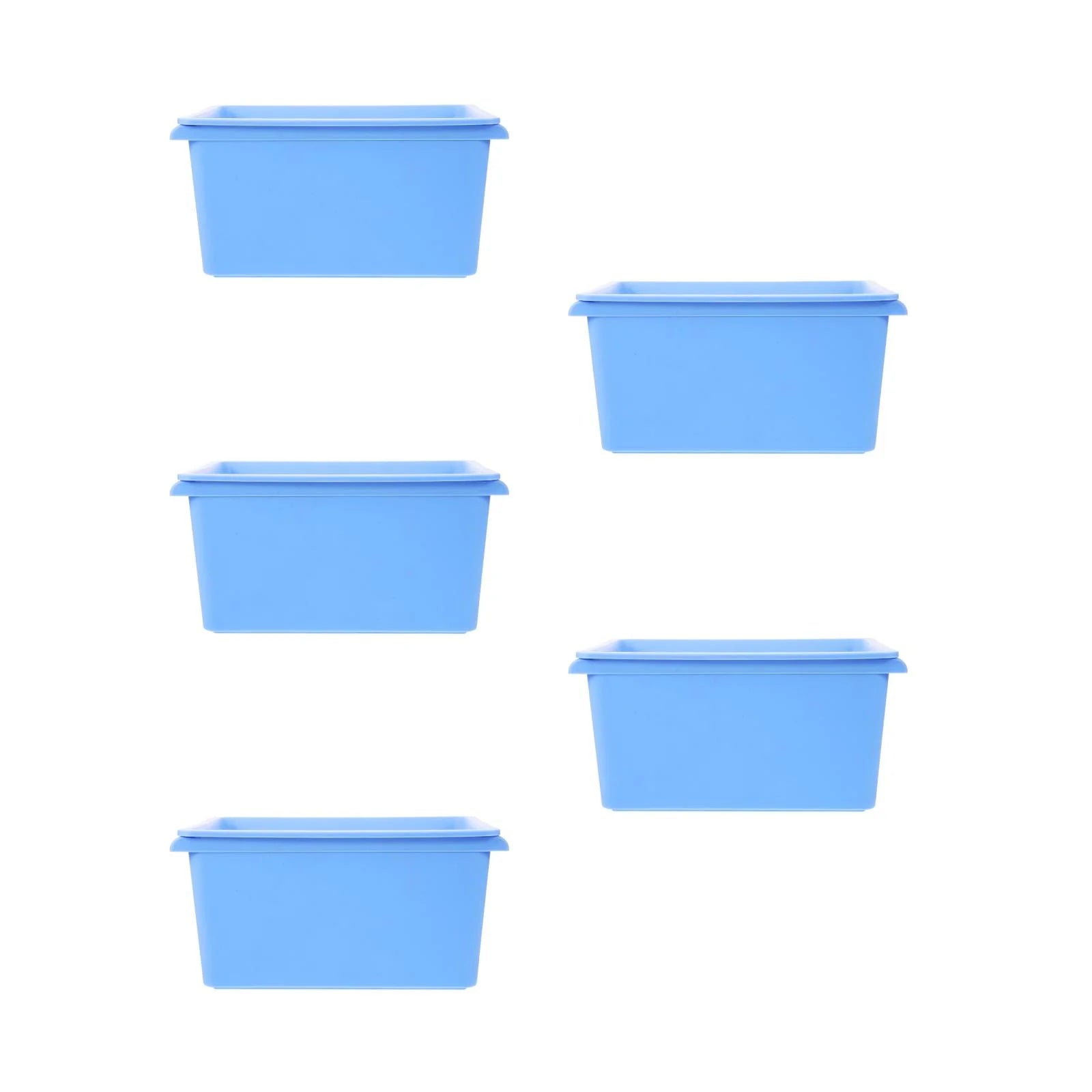 5pcs Desktop Simple Storage Box Multi-functional Organizing Box Desktop Small Object Organizer – Practical Home Organization for Simple Storage and Daily Tasks