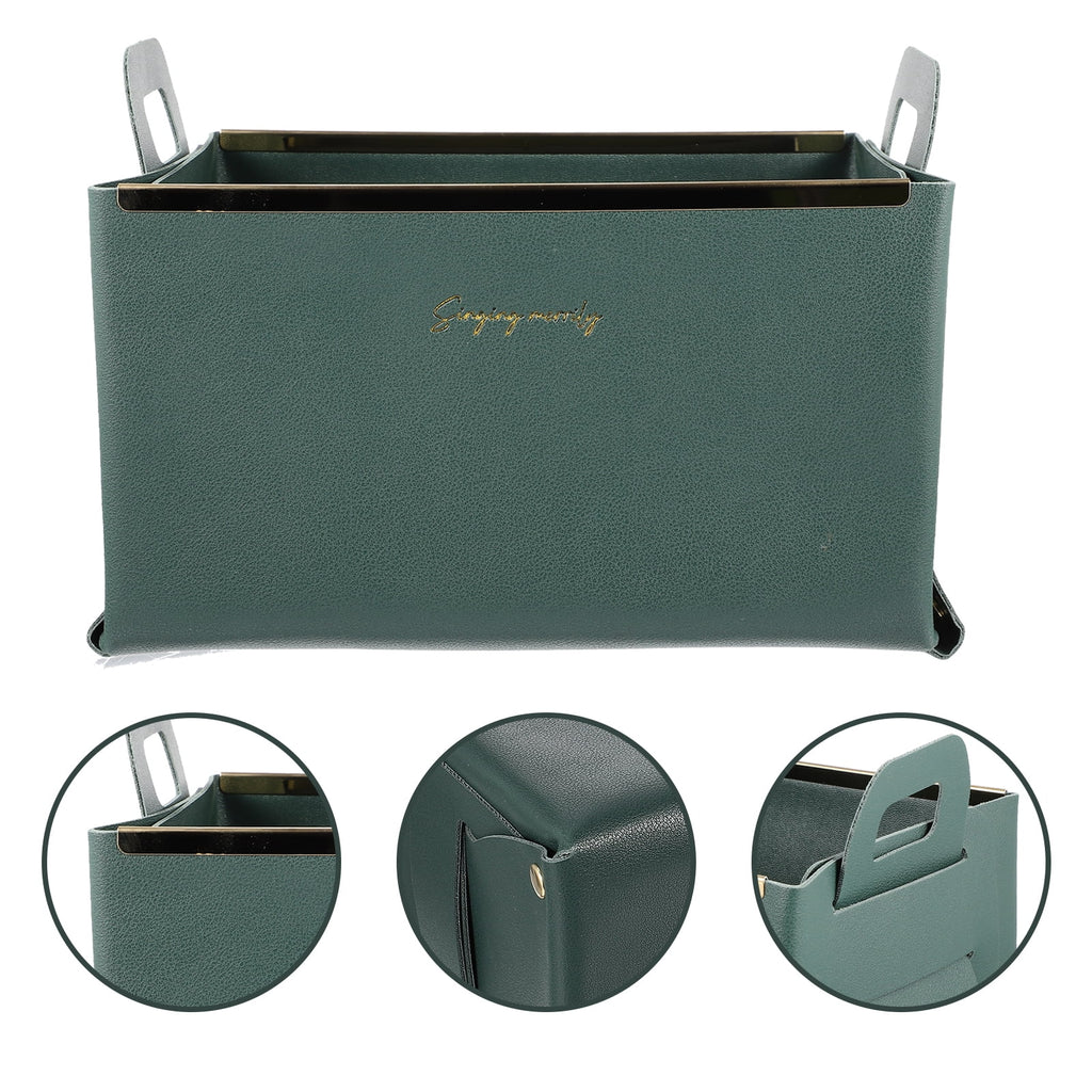Storage Basket Cube Leather Lightweight Box Home Use Organizer – Practical Home Organization for Simple Storage and Daily Tasks