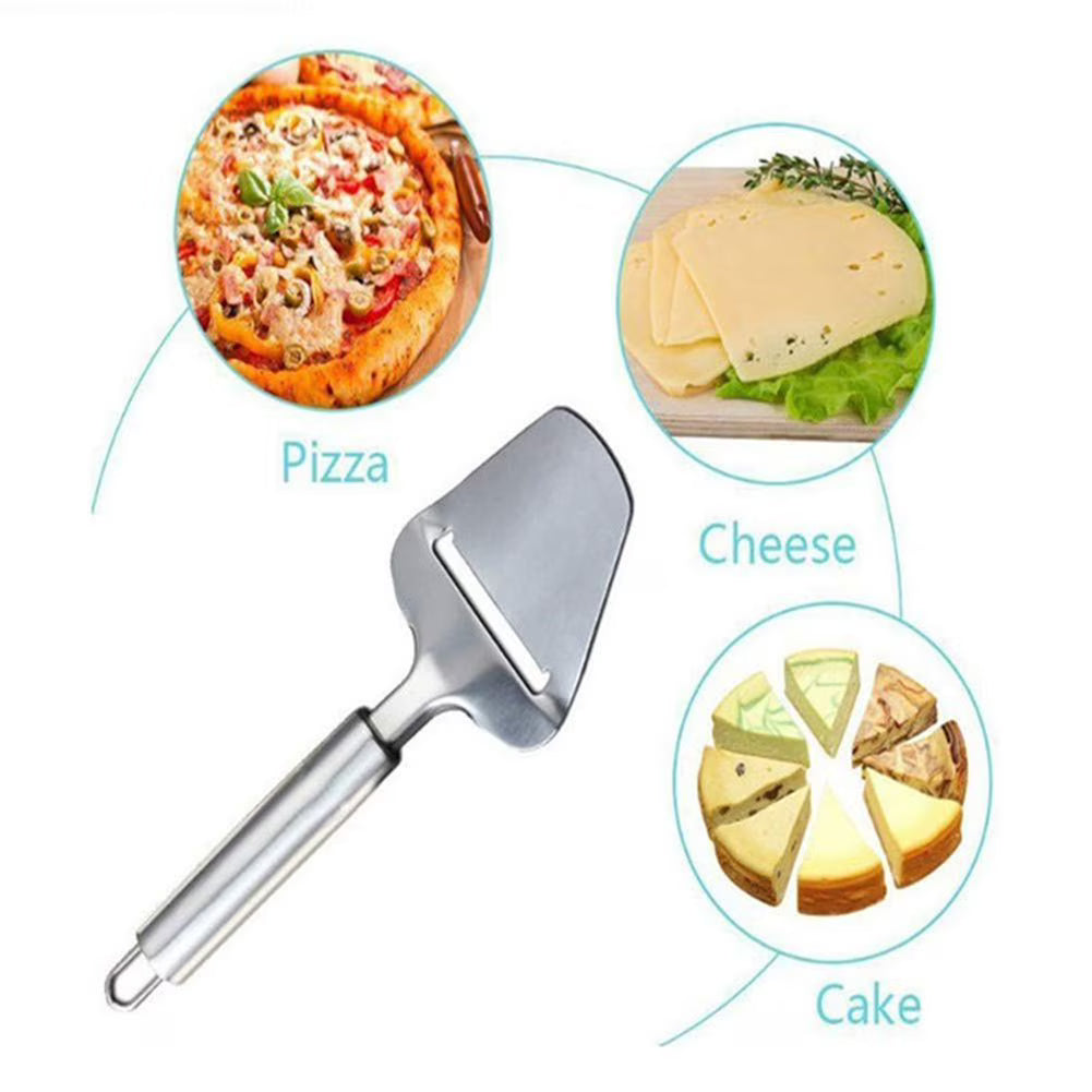 Sanwood Cheese Slicer Stainless Steel Durable Multifunctional 21.5cm x 7.5cm – Durable Stainless Steel Construction for Simple Storage and Daily Tasks
