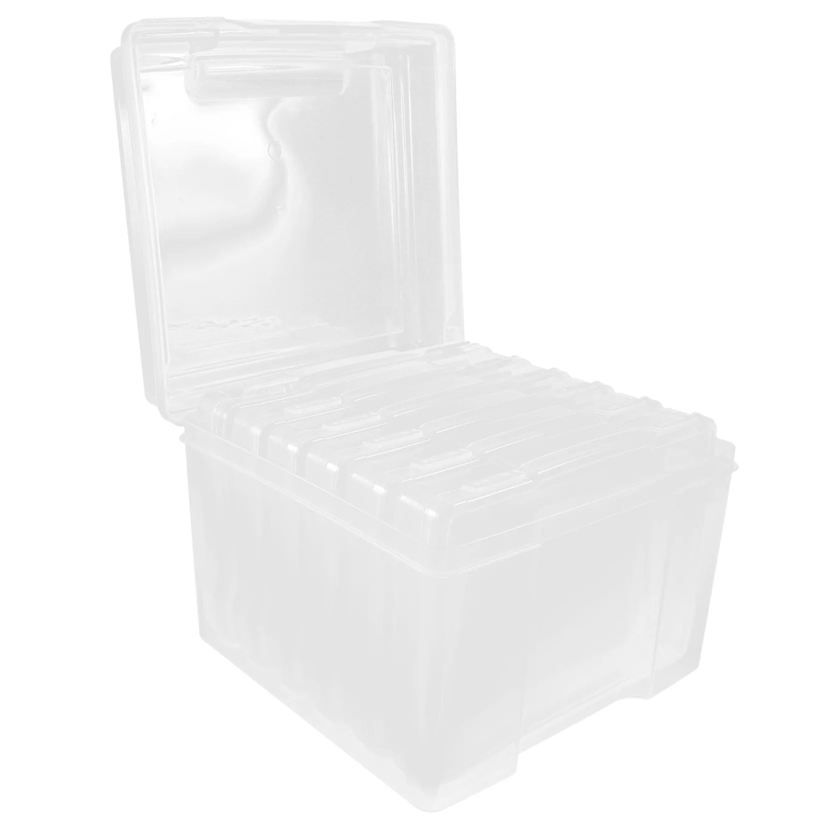 6Pcs Cards Storage Boxes Postcards Photos Organizing Cases Clear Plastic Storage Cases – Clear-View Organization for Simple Storage and Daily Tasks