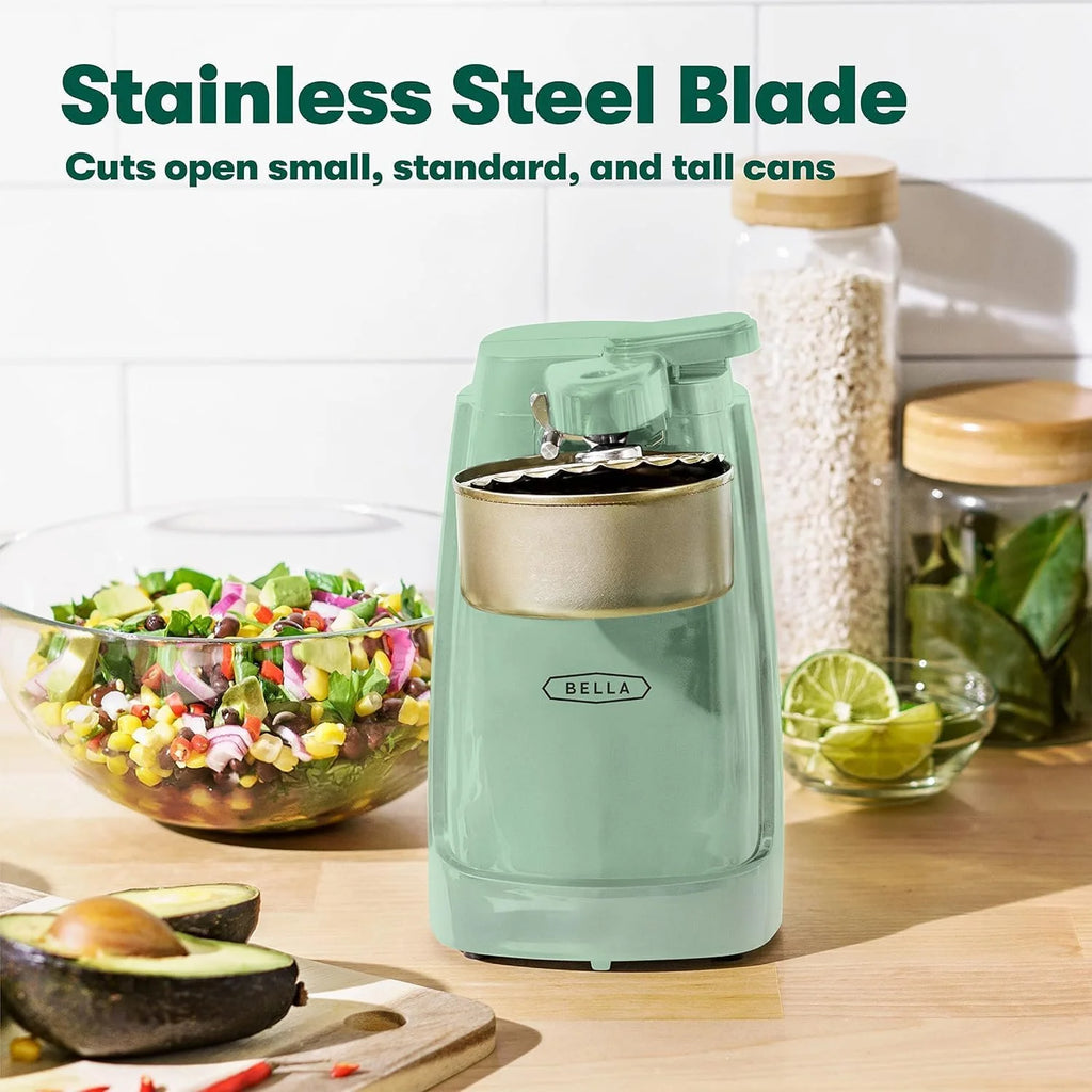 Electric Can Opener and Knife Sharpener Multifunctional Jar and Bottle Opener with Removable Cutting Lever and Cord Storage Stainless Steel Blade, – Durable Stainless Steel Construction for Simple Storage and Daily Tasks – Catalog Item 123