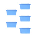 5pcs Desktop Simple Storage Box Multi-functional Organizing Box Desktop Small Object Organizer – Practical Home Organization for Simple Storage and Daily Tasks