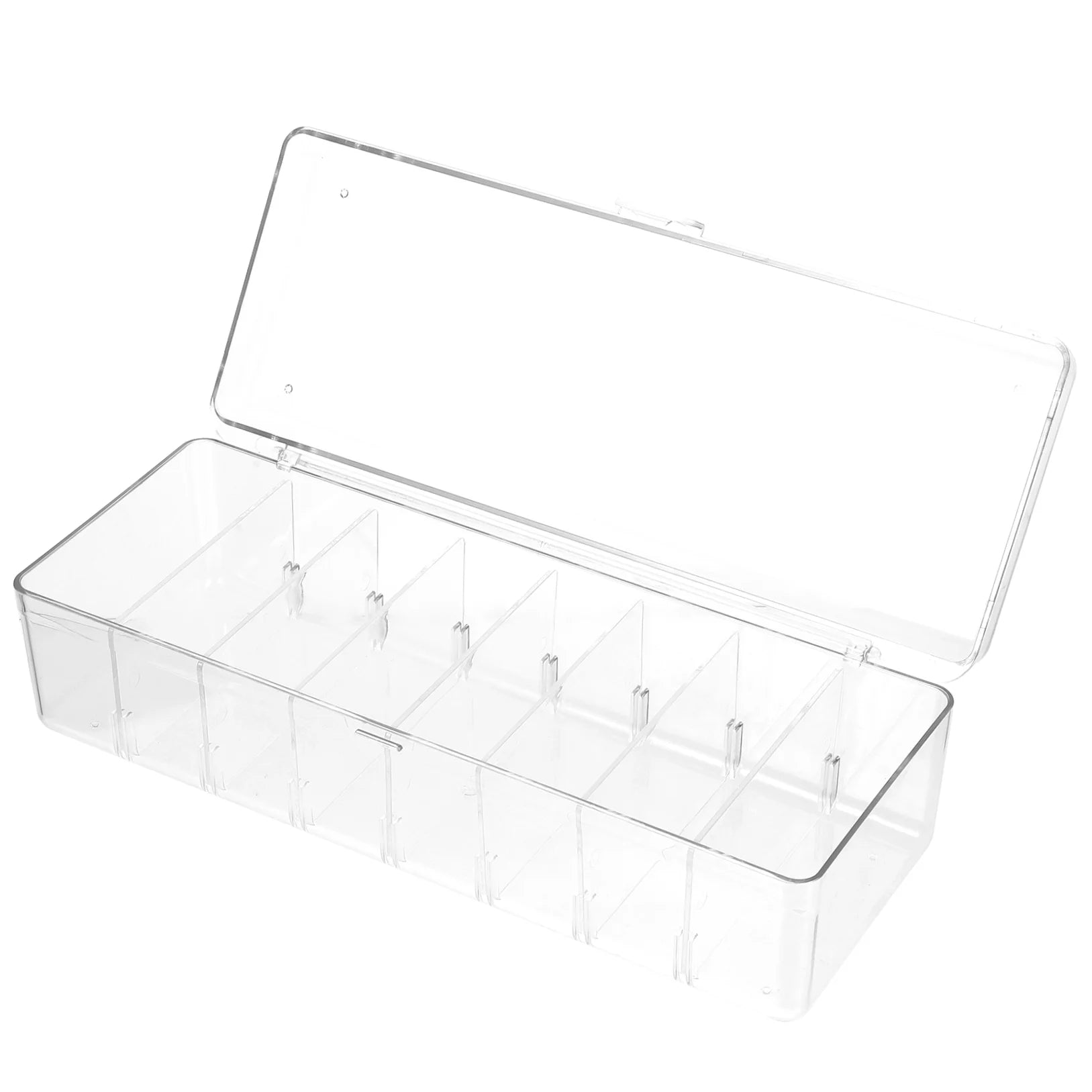 Card Game Business Cards Card Storage Box Travel 26X10X7.5CM Transparent – Clear-View Organization for Simple Storage and Daily Tasks