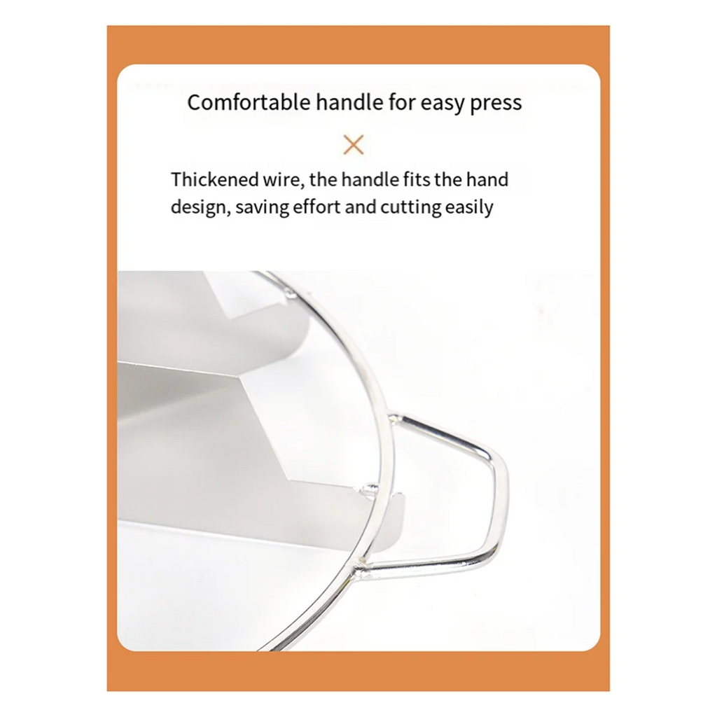 Stainless Steel Pie Cutter Circle Pie Cutting Tool Baking Accessories for Equal Slices – Durable Stainless Steel Construction for Simple Storage and Daily Tasks