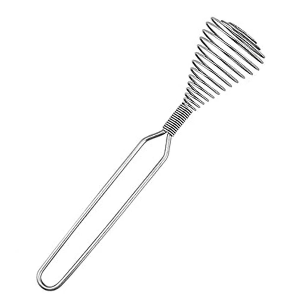 Stainless Steel Spring Coil Whisk Wire Whip-Cream Egg Beater -Cream Hand Mixer Kitchen Tool Accessories for Mixing – Durable Stainless Steel Construction for Simple Storage and Daily Tasks