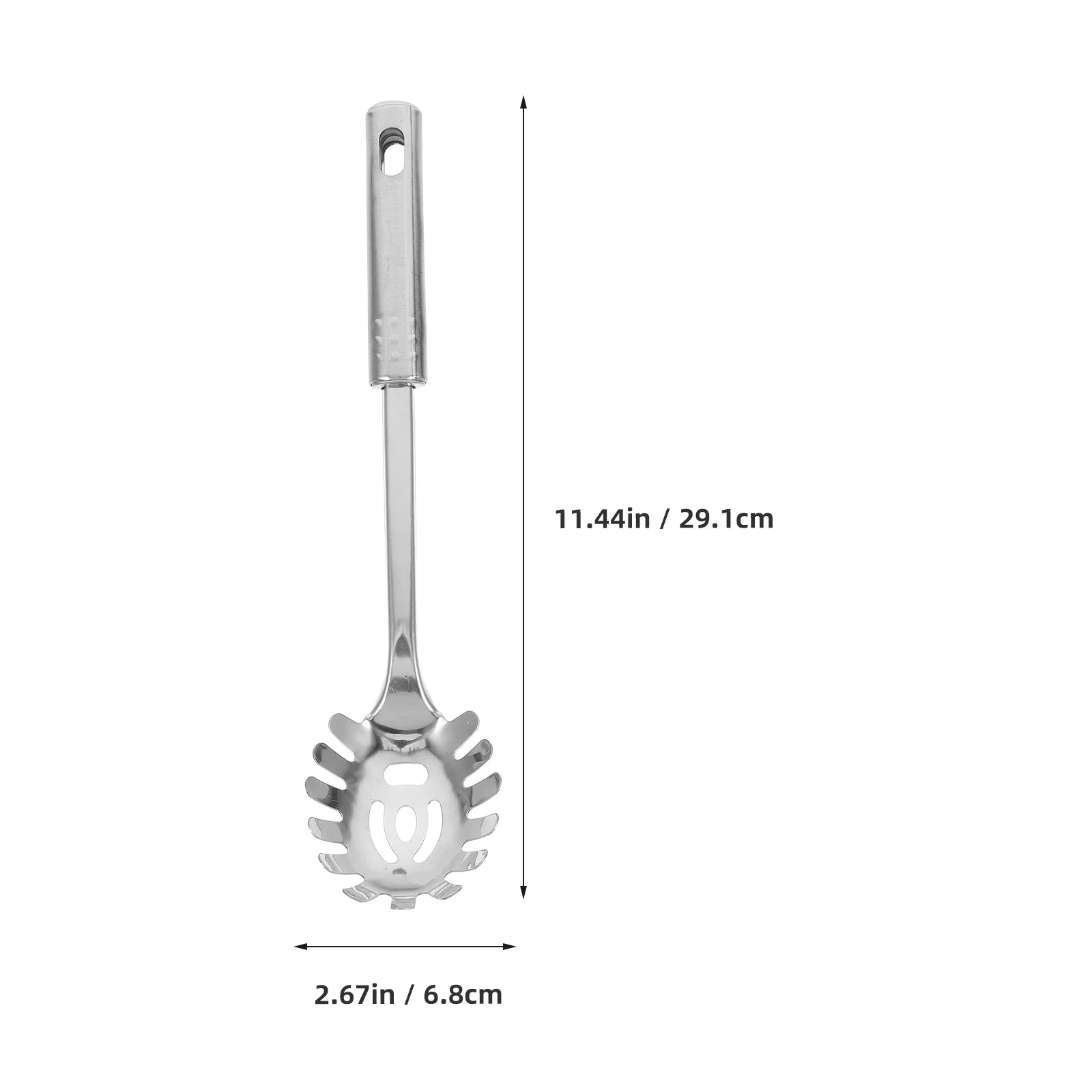 Stainless Steel Pasta Server 1 Set Spaghetti Spoon Noodle Claw Pasta Fork Metal Pasta Spoon Heat Resistant for Cooking – Durable Stainless Steel Construction for Simple Storage and Daily Tasks