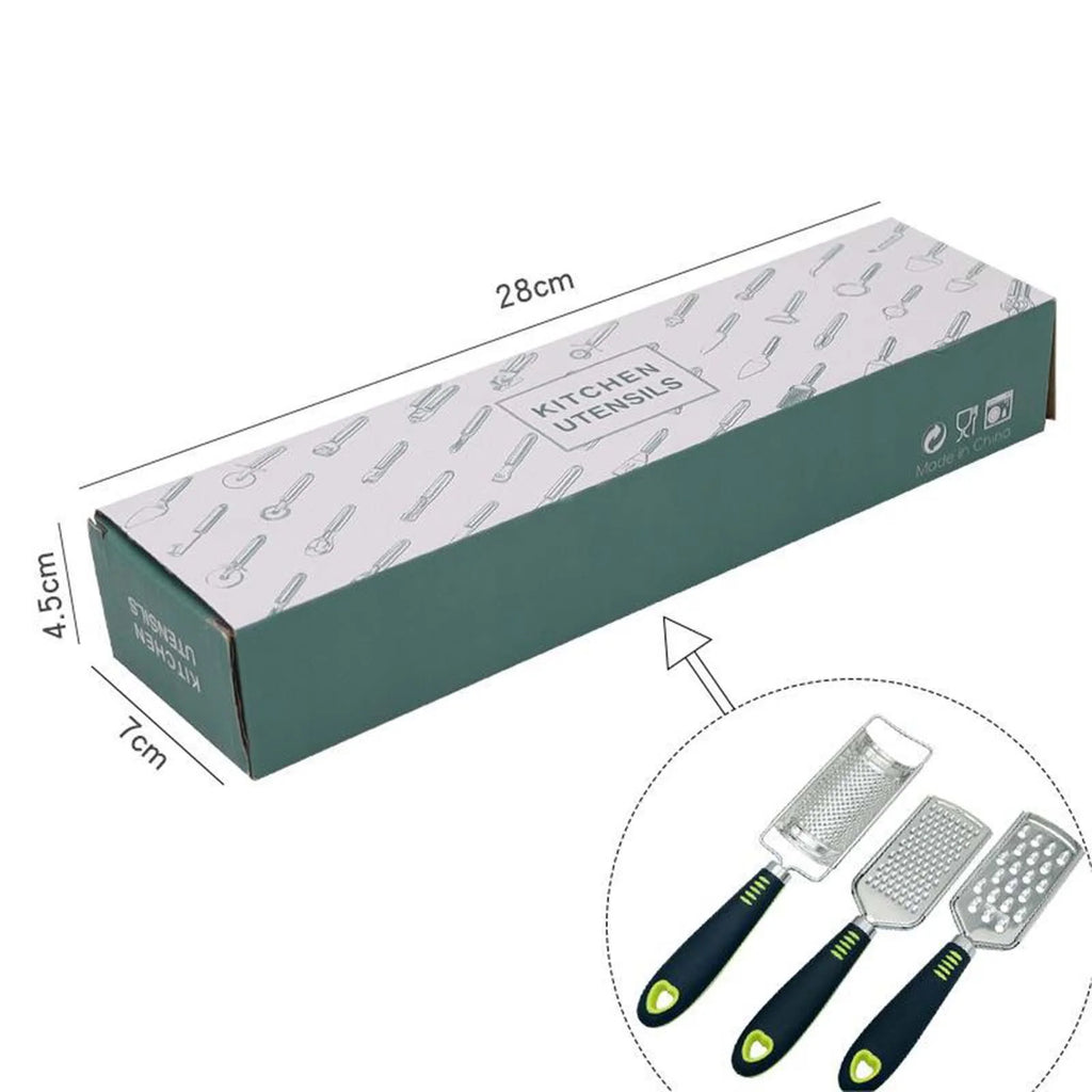 Hiroekza Cheese Grater Stainless Steel Zester Graters For Kitchen - Multi-purpose Kitchenware Kitchen Gadgets Clearance – Durable Stainless Steel Construction for Simple Storage and Daily Tasks