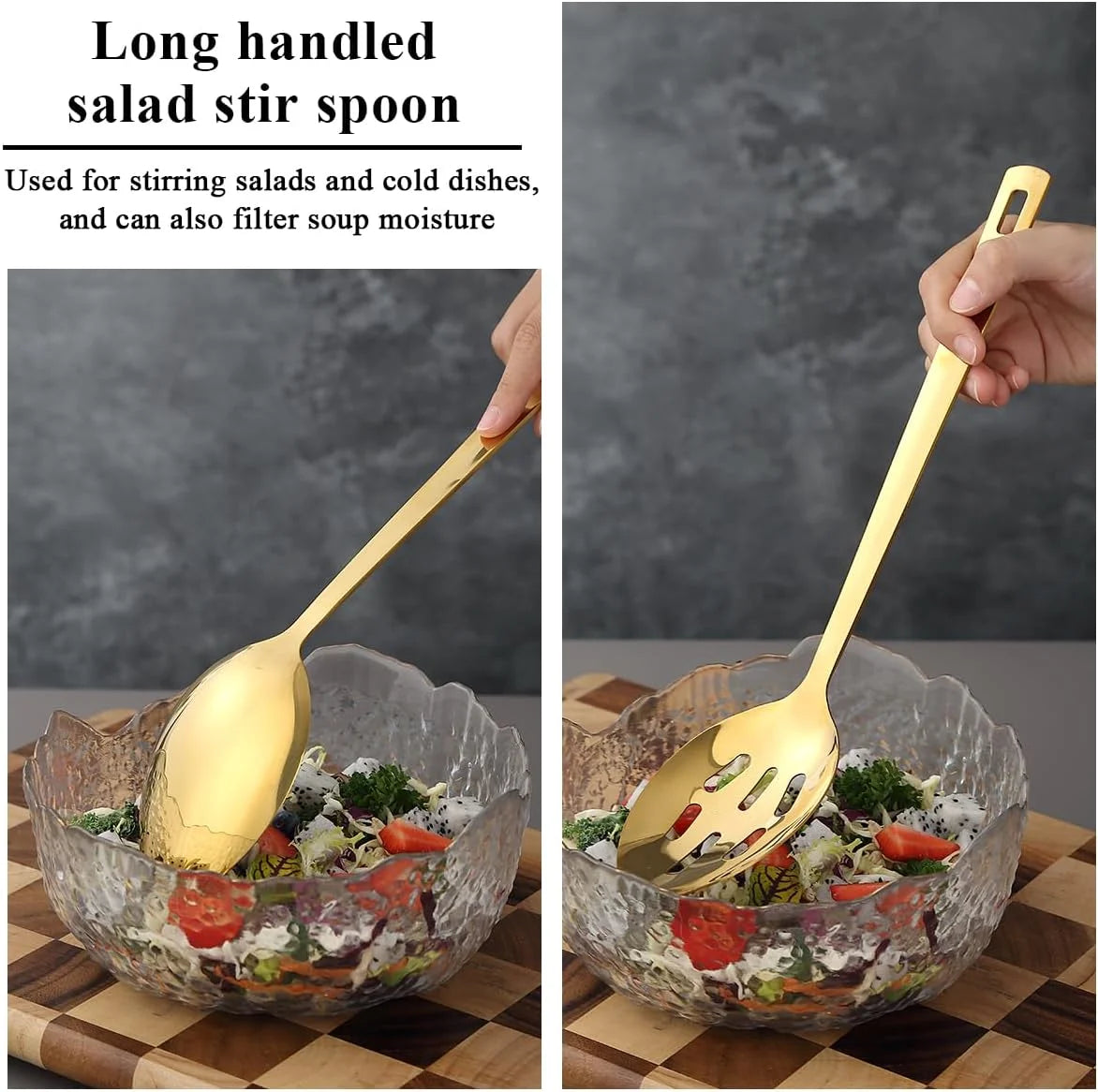 Gold Kitchen Utensils Set 6pcs Titanium Plating Stainless Steel Cooking Utensils Set Heavy Duty Kitchen Tools Spatulas Set Home Essentials Kitchen Gadgets Accessories – Durable Stainless Steel Construction for Simple Storage and Daily Tasks
