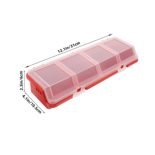 2 Pcs Screw and Nail Organizers Storage Parts Box – Convenient Multi-Piece Set for Simple Storage and Daily Tasks