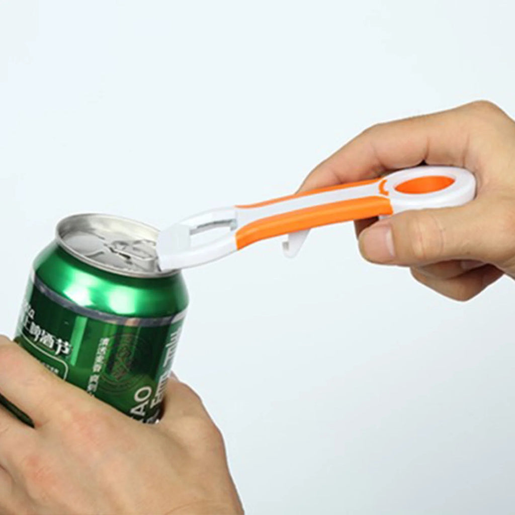Hiroekza Jar Opener 4-in-1 Grip Bottle Opener Jar Opener - Easily Opens Twists Caps Bottle Caps Canning Lids And Can Tabs Kitchen Gadgets Clearance – Convenient Drink Preparation for Simple Storage and Daily Tasks