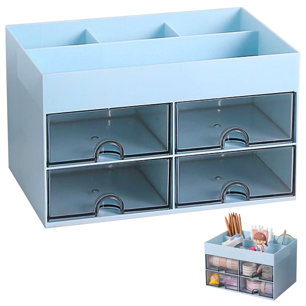 Storage Drawers Box Structure Multi-function Stationery Organizer – Multiroom Organization Format for Simple Storage and Daily Tasks