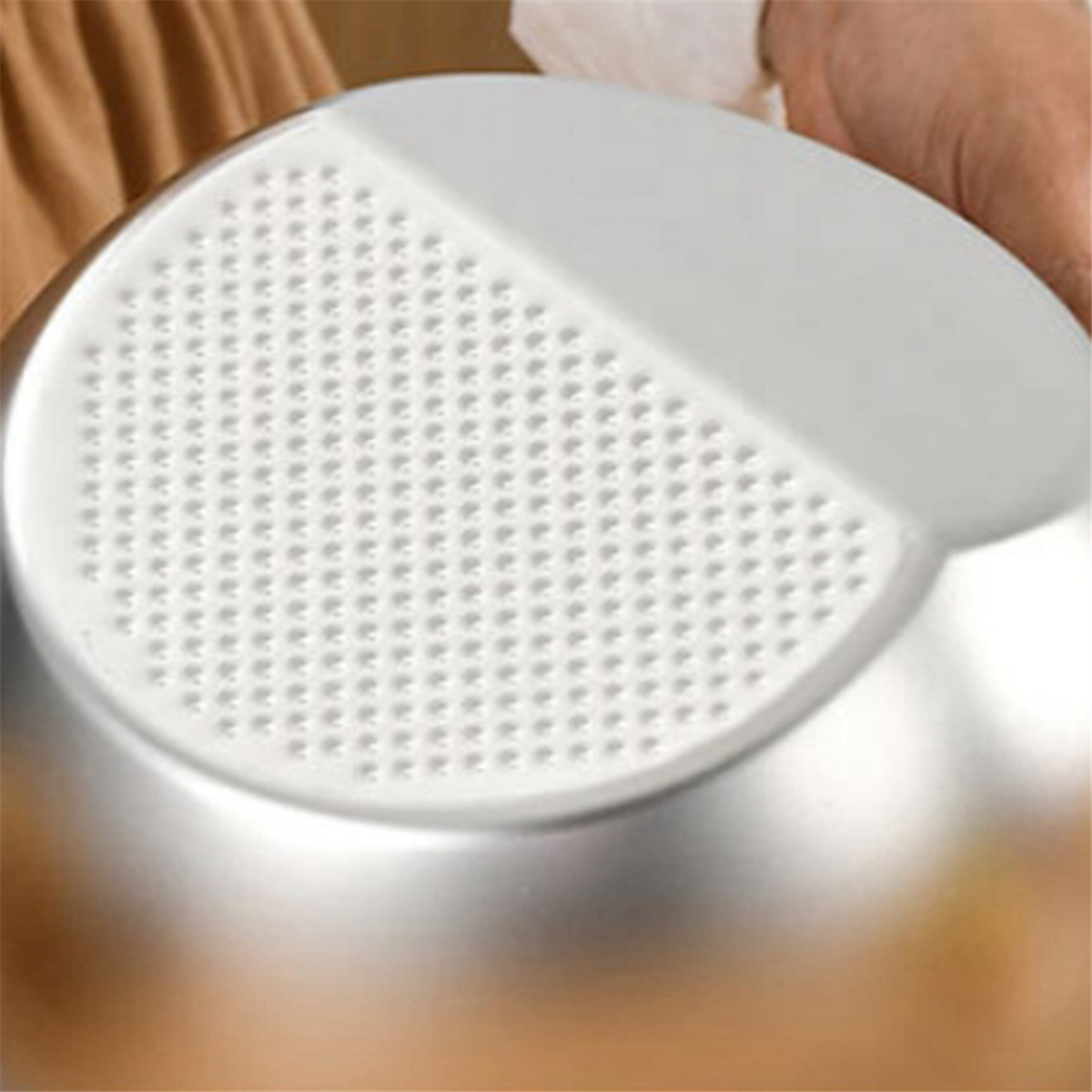 Rice Washer Strainer Bowl Stainless Steel Washing Colander Fruit and Vegetable Kitchen Tool A – Durable Stainless Steel Construction for Simple Storage and Daily Tasks