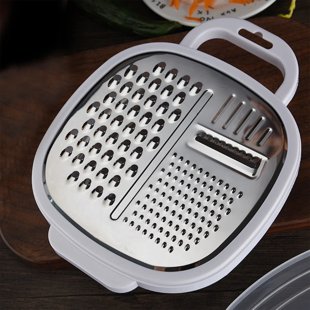 Grater Well-crafted Handheld Cheese Grater - Cheese Grater With Soft Handle - Grater For Kitchen Spices Ginger - Stainless Steel Cheese Shredder - Lemon Zester To Kitchen Gadgets Clearance – Convenient Carry Handles for Simple Storage and Daily Tasks