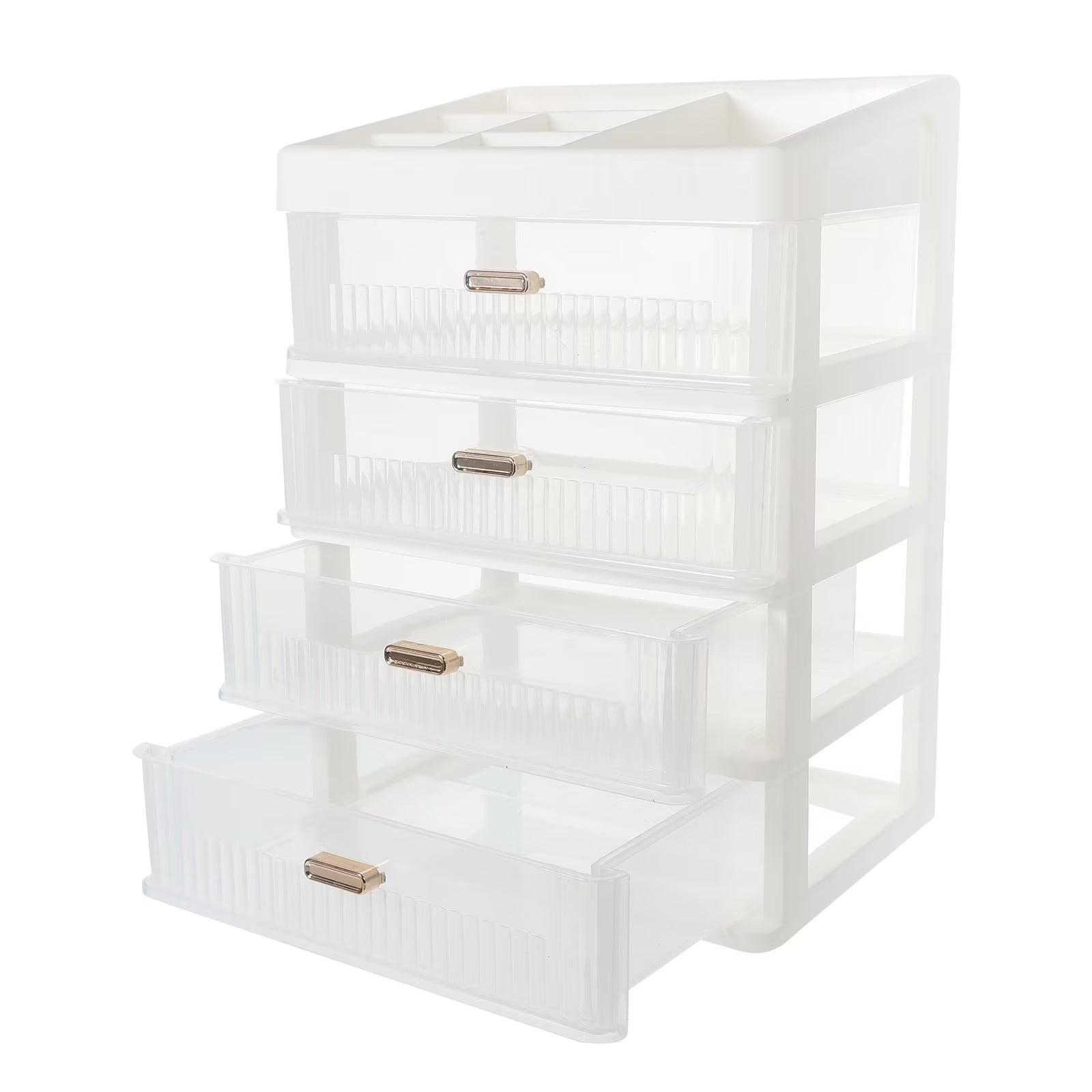 Skincare Desktop Storage Box 32.00X23.00X17.00CM White – Practical Home Organization for Simple Storage and Daily Tasks