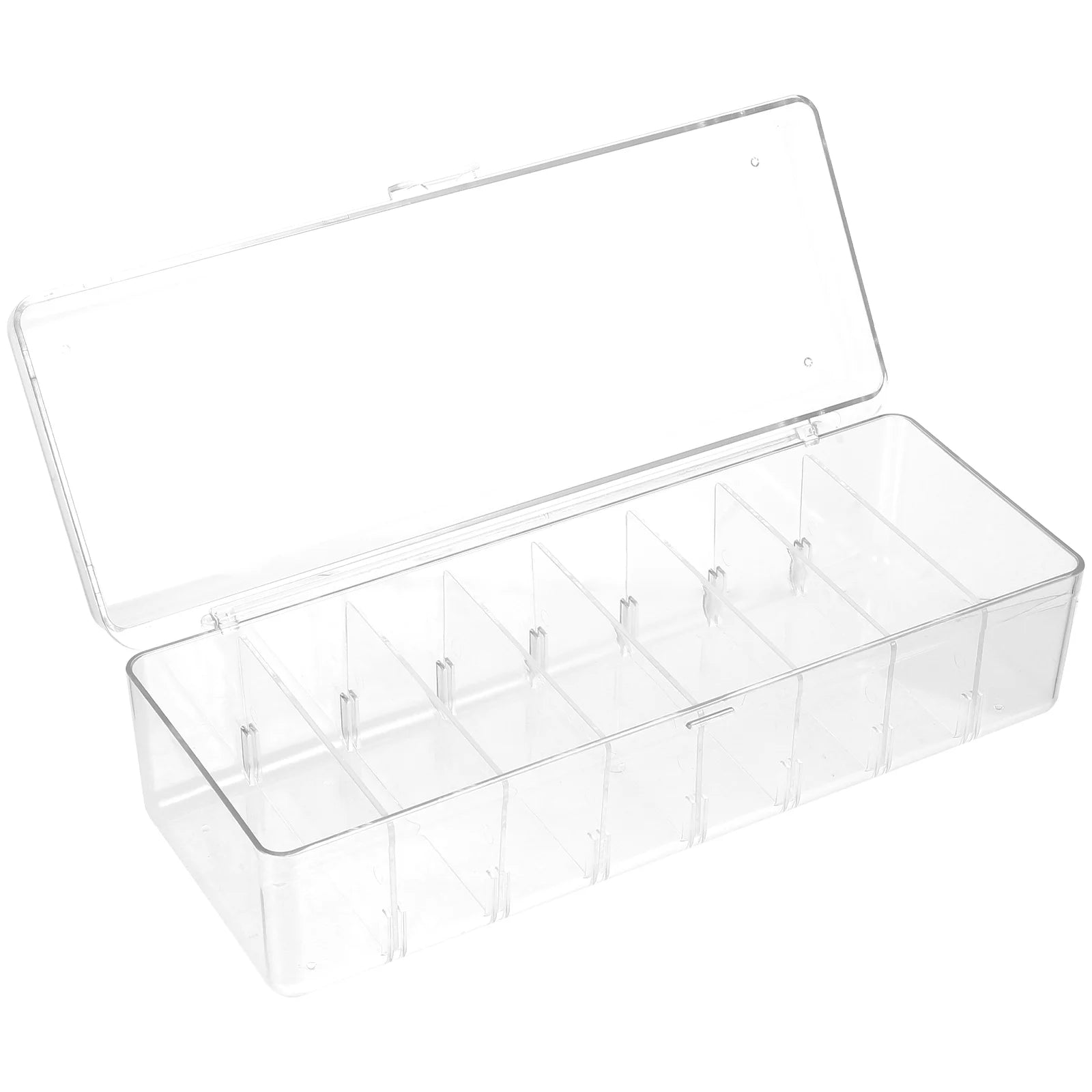Card Game Business Cards Card Storage Box Travel 26X10X7.5CM Transparent – Clear-View Organization for Simple Storage and Daily Tasks