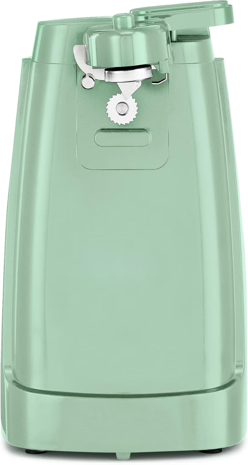 Electric Can Opener and Knife Sharpener Multifunctional Jar and Bottle Opener with Removable Cutting Lever and Cord Storage Stainless Steel Blade, – Durable Stainless Steel Construction for Simple Storage and Daily Tasks – Catalog Item 123