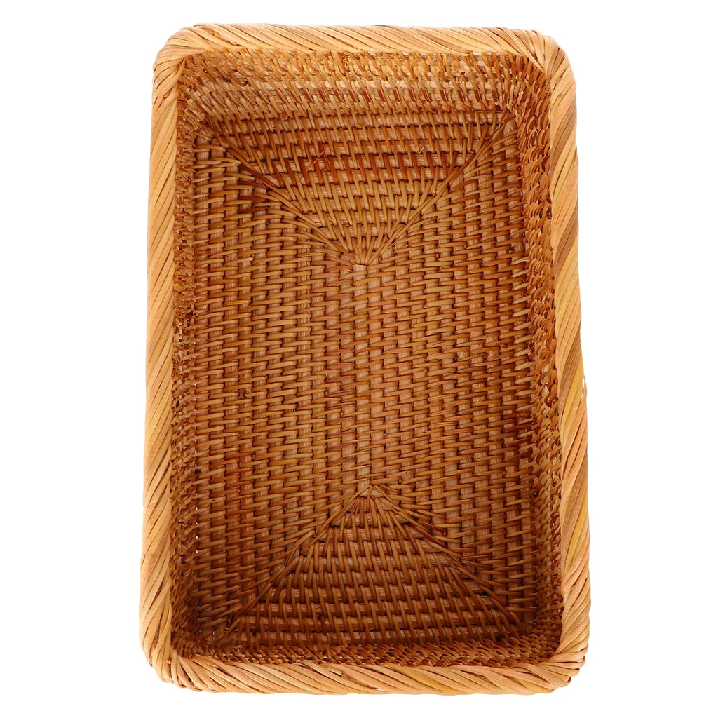 Wicker Basket with Lid Storage Boxes Lids Practical Home Child – Secure Lid Design for Simple Storage and Daily Tasks