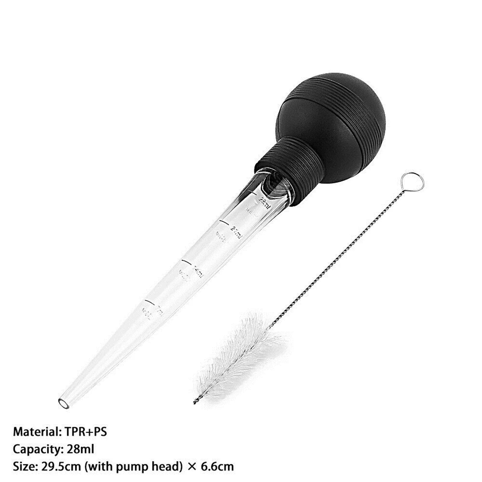 Hiroekza Turkey Baster 28ml Meat Baster Kitchen Utensil For Turkey Beef Pork Roasting Chicken Kitchen Gadgets Clearance – Everyday Kitchen Functionality for Simple Storage and Daily Tasks