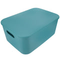Extra Large with Lid Easy to Hold Storage Bin Office Box – Secure Lid Design for Simple Storage and Daily Tasks