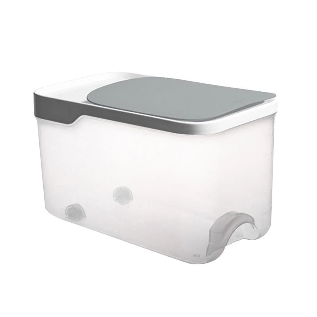 20 Catties Rice Storage Box Jar Cereal Container Dispenser Office Grey – Practical Home Organization for Simple Storage and Daily Tasks