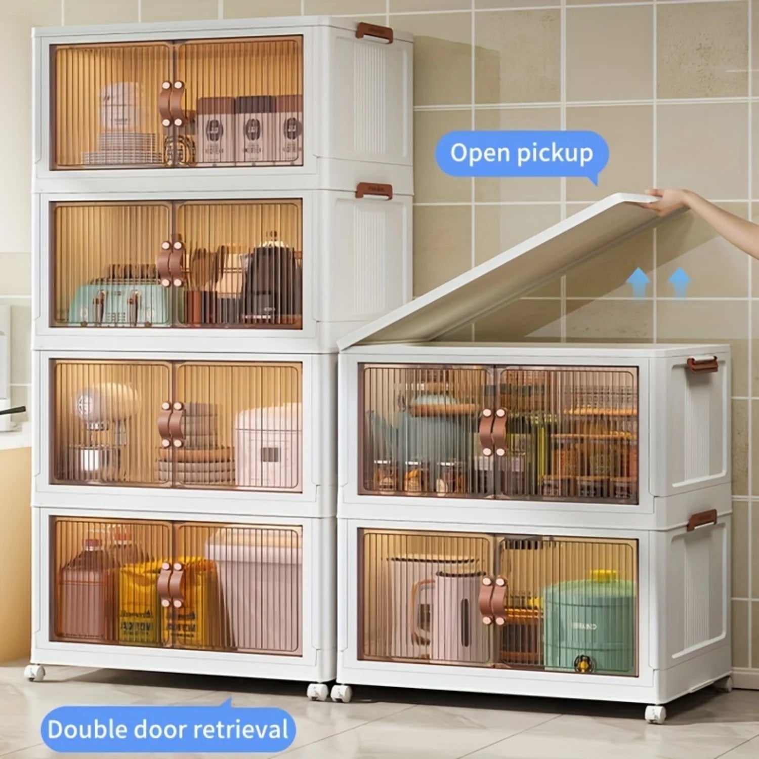 5-layer folding storage box magnetic cabinet door plastic drawer storage rack suitable for bedrooms study rooms toy rooms offices easy and convenient to move multi-layer storage box – Practical Home Organization for Simple Storage and Daily Tasks