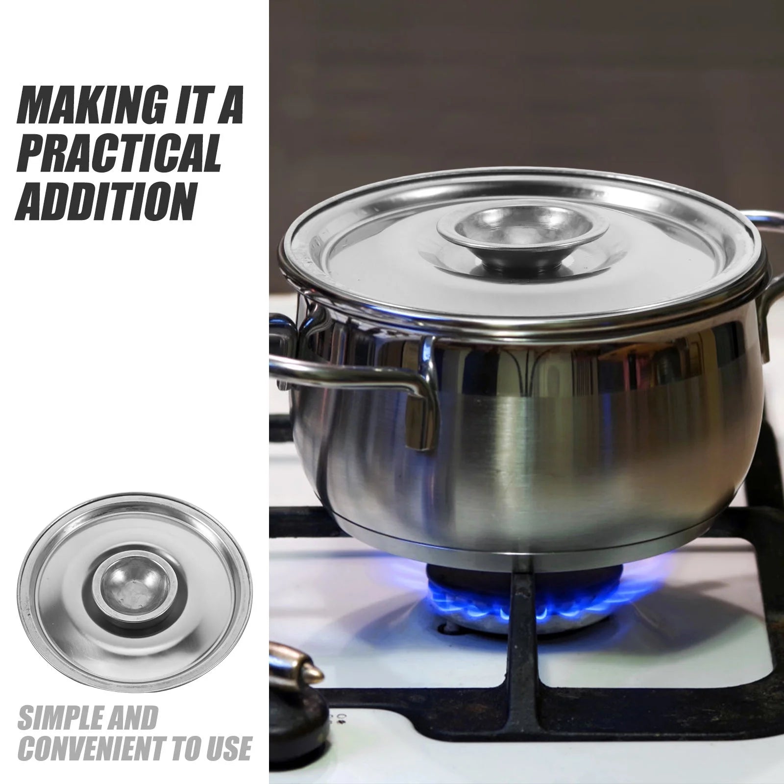 unbranded Sturdy Stainless Steel Pot Lid Mini Bowl Lid For Kitchen Cookware Small Pan Effortless Cleaning – Durable Stainless Steel Construction for Simple Storage and Daily Tasks