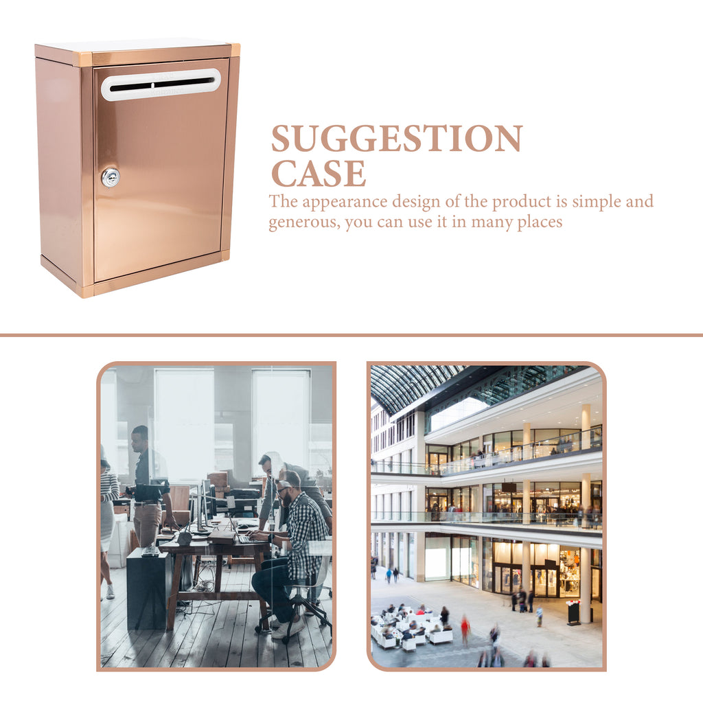 Letter Storage Box Suggestion Collection Box Complaint Container for Office Factory – Practical Home Organization for Simple Storage and Daily Tasks