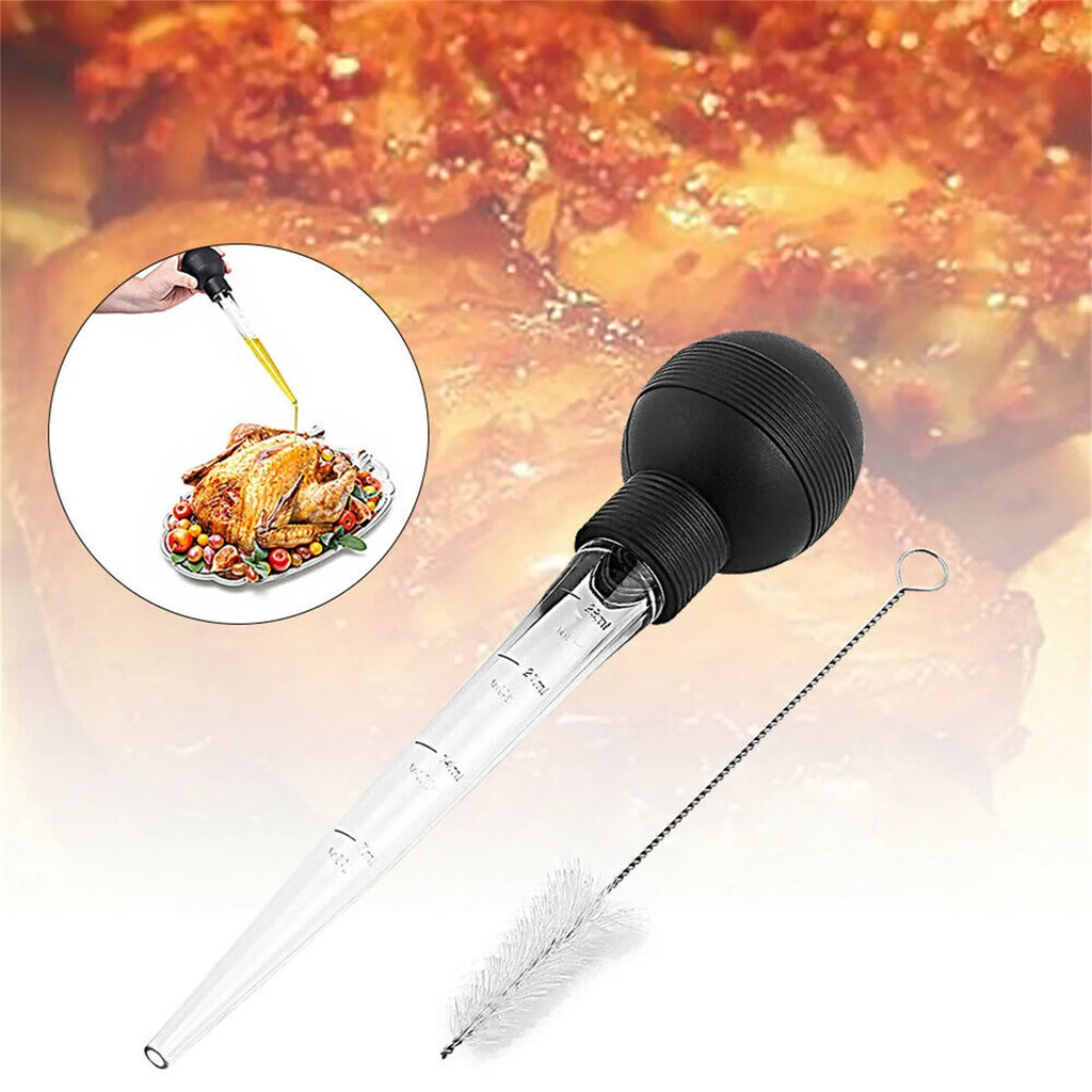 Hiroekza Turkey Baster 28ml Meat Baster Kitchen Utensil For Turkey Beef Pork Roasting Chicken Kitchen Gadgets Clearance – Everyday Kitchen Functionality for Simple Storage and Daily Tasks